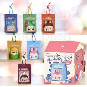 LABUBU AUTHENTIC THE MONSTERS Wacky Mart Series-Pinch Pendant | NEW OPENED BOX